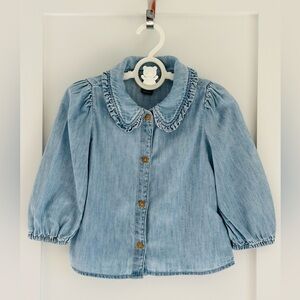 GAP Kids Blue Button Down Shirt